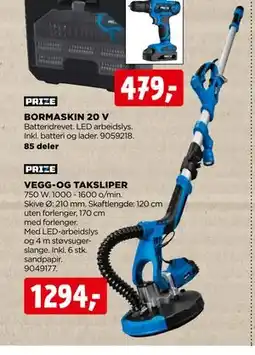 jem & fix VEGG-OG TAKSLIPER tilbud