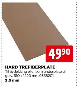 jem & fix HARD TREFIBERPLATE tilbud