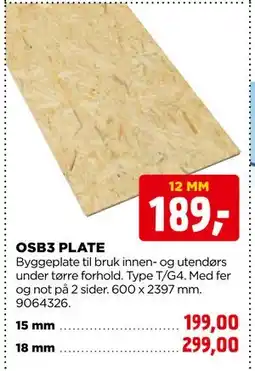 jem & fix OSB3 PLATE tilbud