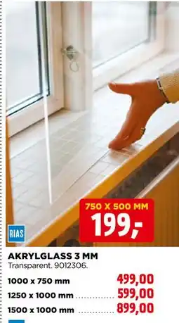 jem & fix AKRYLGLASS 3 MM tilbud