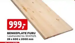 jem & fix BENKEPLATE FURU tilbud