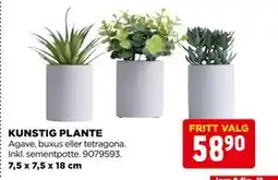 jem & fix KUNSTIG PLANTE tilbud