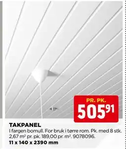 jem & fix TAKPANEL tilbud