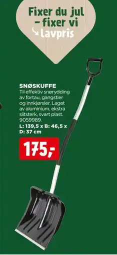 jem & fix SNØSKUFFE tilbud