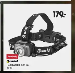 Jula Smart valg Banslut.. Hodelykt LED 600 Im tilbud