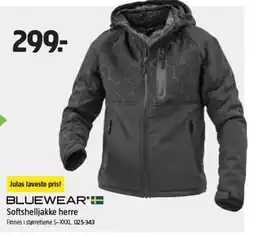 Jula Bluewear'i softshelljakke herre tilbud