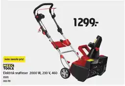 Jula Meec tools. elektrisk snøfreser 2000 w, 230 v, 460 tilbud