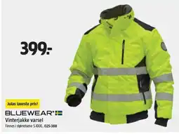 Jula Bluewear' vinterjakke varsel tilbud