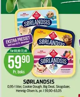 Kiwi SØRLANDSIS tilbud