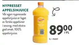 Jacobs NYPRESSET APPELSINJUICE tilbud