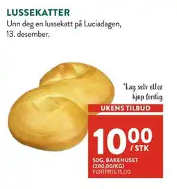 Jacobs 50G, BAKEHUSET (200,00/KG) tilbud
