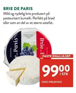 Jacobs BRIE DE PARIS tilbud