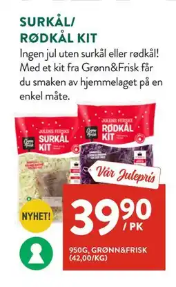 Jacobs SURKÅL/ RØDKÅL KIT tilbud
