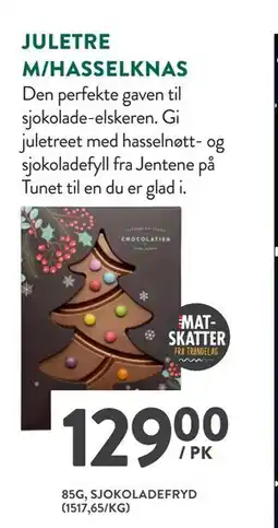 Jacobs JULETRE M/HASSELKNAS tilbud