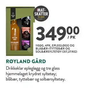 Jacobs RØYLAND GÅRD tilbud