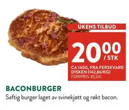 Jacobs BACONBURGER tilbud