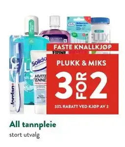 Jacobs All tannpleie tilbud