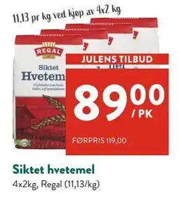 Jacobs Siktet hvetemel tilbud