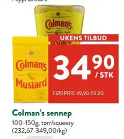 Jacobs Colman’s sennep tilbud