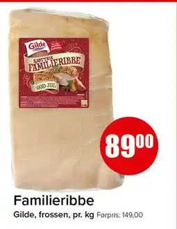 Spar Familieribbe tilbud