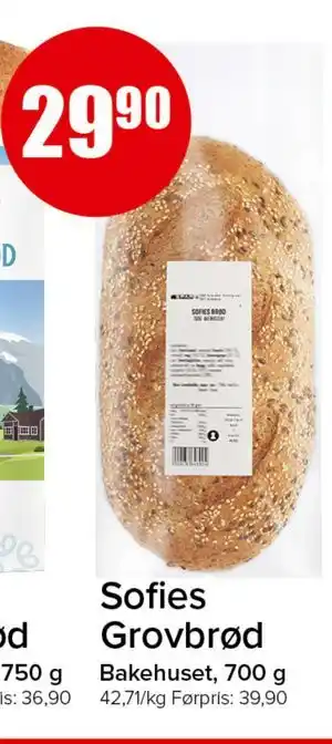 Spar Sofies Grovbrød tilbud