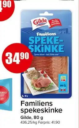 Spar Familiens spekeskinke tilbud