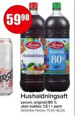 Spar Hushaldningsaft tilbud