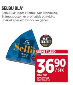 Meny SELBU BLÅ tilbud