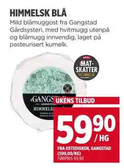 Meny HIMMELSK BLÅ tilbud