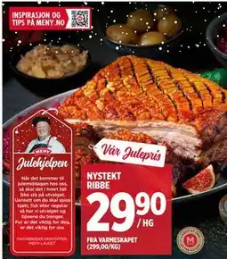 Meny NYSTEKT RIBBE tilbud