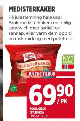 Meny MEDISTERKAKER tilbud