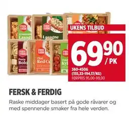 Meny FERSK & FERDIG tilbud