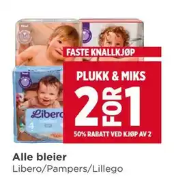 Meny Alle bleier tilbud