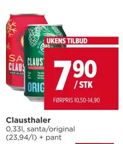 Meny Clausthaler tilbud