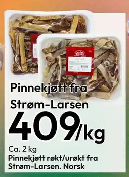 Gigaboks Pinnekjøtt røkt/urøkt fra Strøm-Larsen. Norsk tilbud