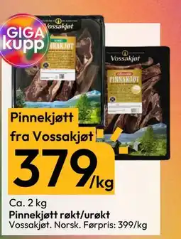 Gigaboks Pinnekjøtt røkt/urøkt tilbud