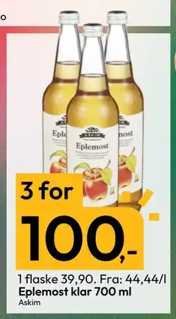 Gigaboks Eplemost klar 700 ml tilbud