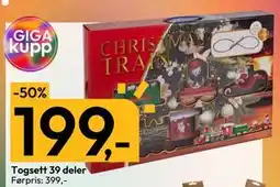 Gigaboks Togsett 39 deler tilbud