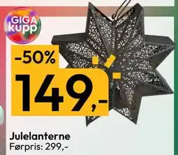 Gigaboks Julelanterne tilbud