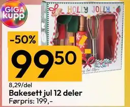 Gigaboks Bakesett jul 12 deler tilbud