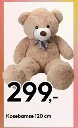 Gigaboks Kosebamse 120 cm tilbud