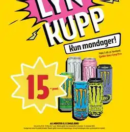 Coop Prix ALL MONSTER 0,5 L SINGEL BOKS tilbud