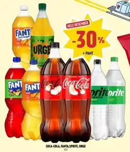 Coop Prix COCA-COLA, FANTA,SPRITE, URGE tilbud