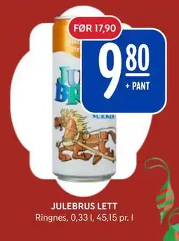 Rema 1000 JULEBRUS LETT tilbud