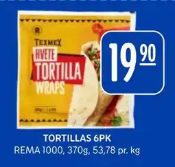 Rema 1000 TORTILLAS 6PK tilbud