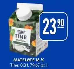 Rema 1000 MATFLØTE 18 % tilbud