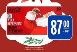 Rema 1000 COCA-COLA U/SUKKER 10PK tilbud