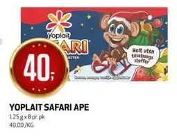 Bunnpris YOPLAIT SAFARI APE tilbud