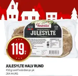 Bunnpris JULESYLTE HALV RUND tilbud
