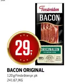 Bunnpris BACON ORIGINAL tilbud